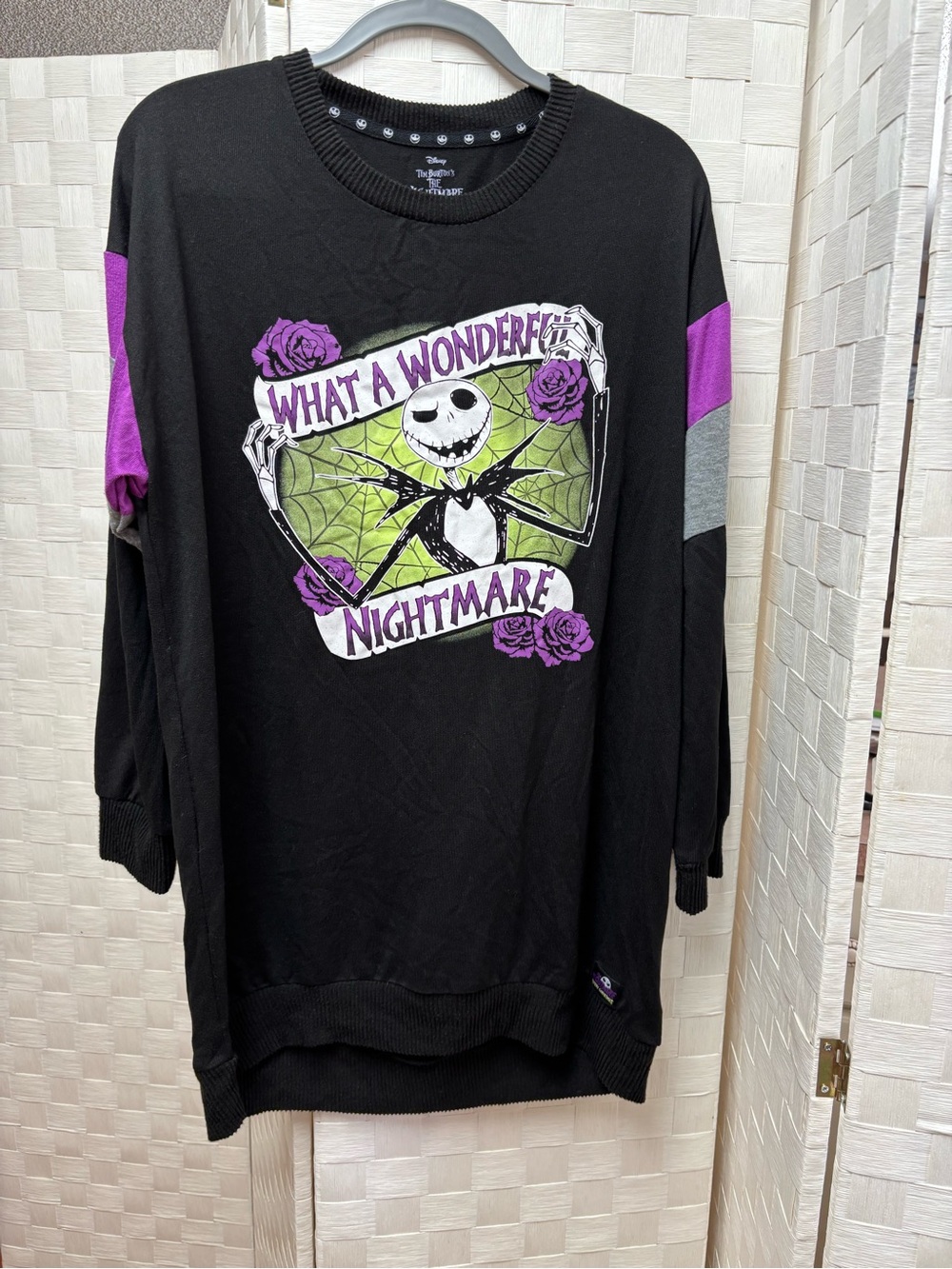 Nightmare before Christmas sleepwear nightgown - Large
